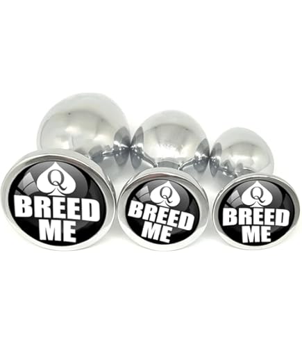 Amazon.com: BBC Only Queen of Spades Black Metal Butt Plug Adult Toy Choose  Your Size or Set of 3 (Large) : Health & Household