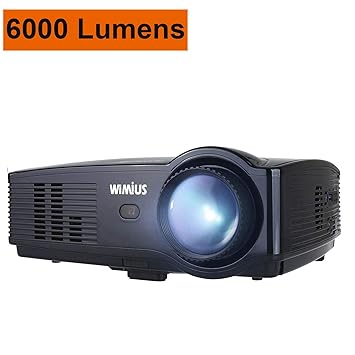 Proyector WiMiUS, 4200 lúmenes Full HD 1080P y Pantalla de 200 ...