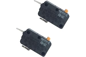 LONYE SZM-V16-FD-62 WB24X830 Monitor Switch RE2 Replacement for GE Starion Microwave 3405-001033 WB24X0800 WB24X800 AP2024338 PS237422 DE34-20019A(Normally Closed)(Pack of 2)