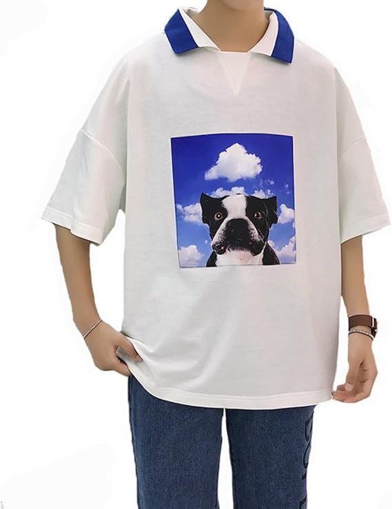 Amazon Xinxikeji ビックtシャツ メンズ カップルtシャツ プリントtシャツ ペアルック Tシャツ おもしろ ティーしゃつ メンズ ティシャツ レディース半袖 カップル服 親友服 通学 運動 旅行 日常用 S Xl Tシャツ カットソー 通販