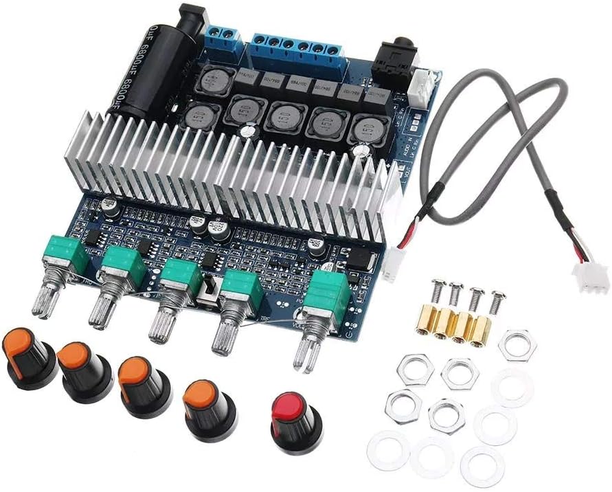 HDHUA Modification Accessories TPA3116 2.1 DC 12V-24V 50W+50W+100W HIFI Digital Audio Can Adjust Output Volume Amplifier Board