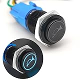 1Pcs 16mm Raised Speaker Horn Momentary Push Button