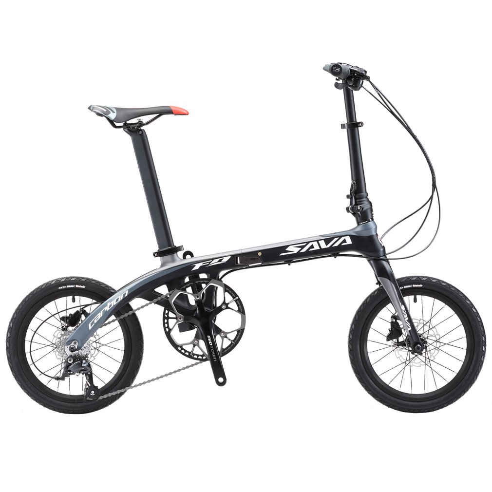 Buy Folding Bike, SAVADECK 16 inch Carbon Fiber Frame Portable Folding