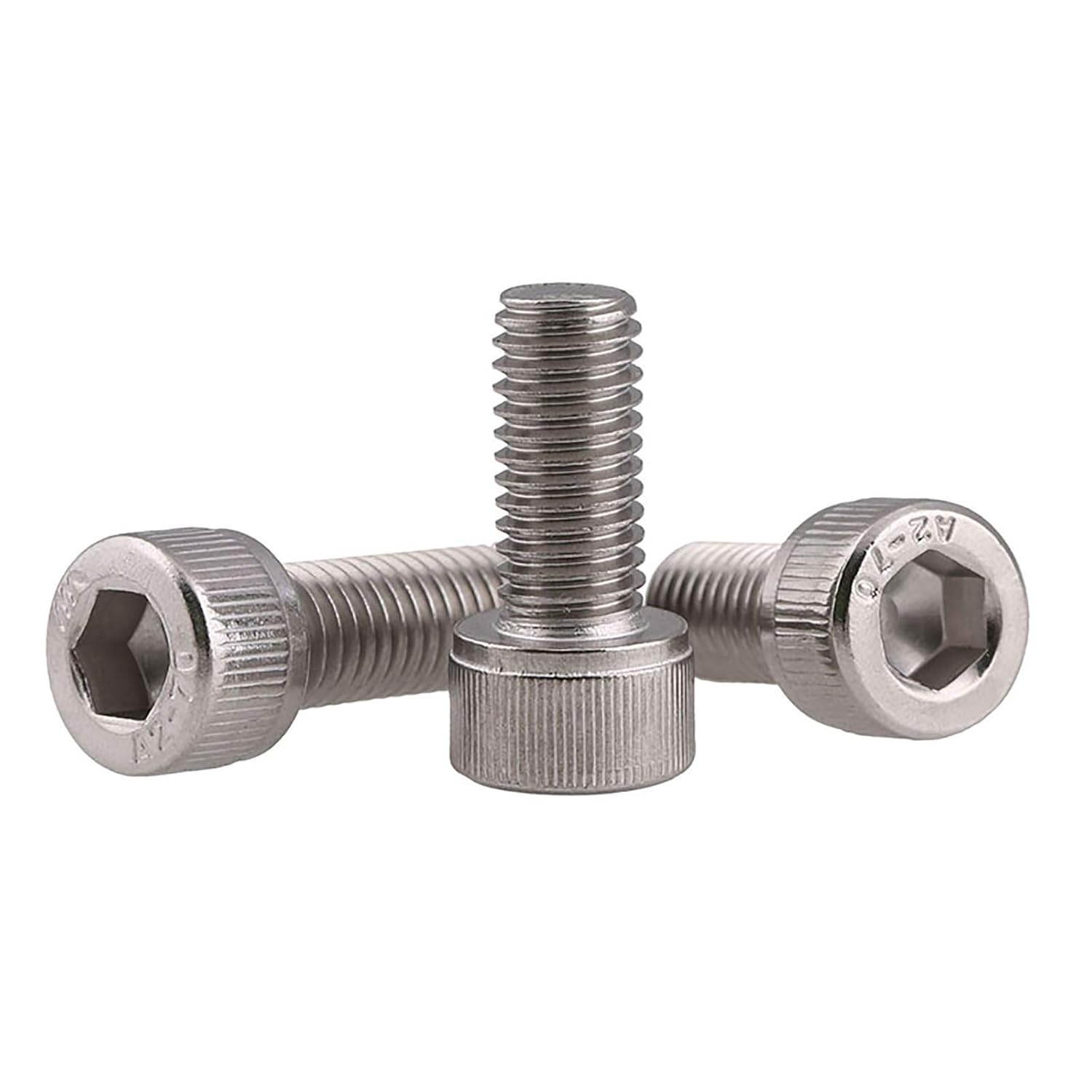 50Pcs Metric M4 Hex Socket Head Cap Screws, Length Optional 4mm 5mm 6mm 8mm, 10mm