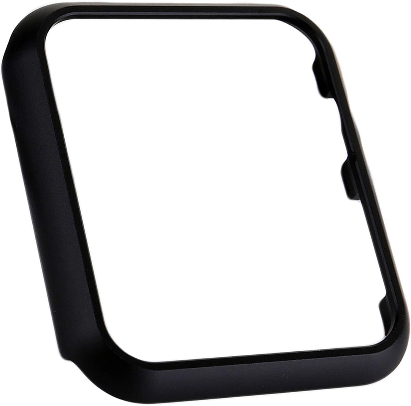 UNIYA Case Compatible with Apple Watch Series 6/SE/Series 5/ Series 4 44mm, Aluminum Alloy Frame Strap Bumper for iWatch Cover Series 6/SE/5/4 (44mm, Black)