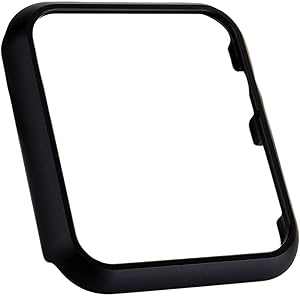 UNIYA Case Compatible with Apple Watch Series 6/SE/Series 5/ Series 4 44mm, Aluminum Alloy Frame Strap Bumper for iWatch Cover Series 6/SE/5/4 (44mm, Black)
