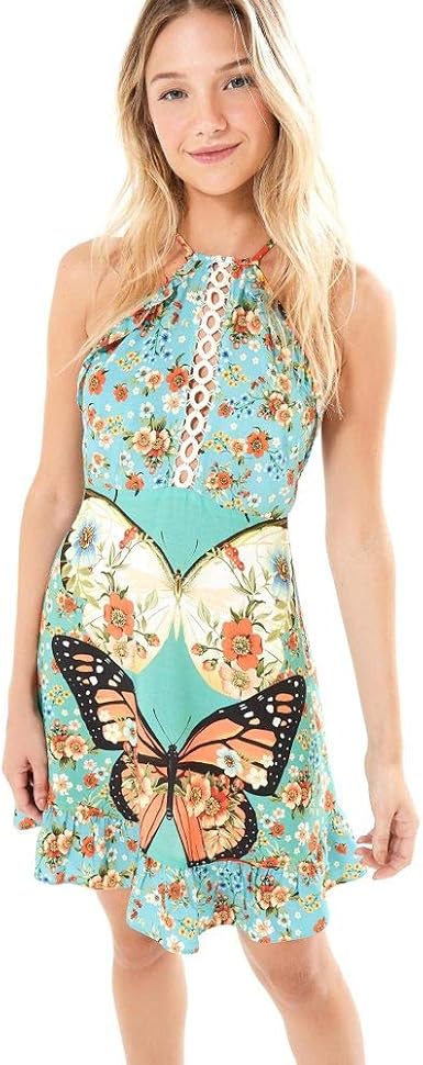 vestido curto borboflor