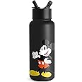 Simple Modern Disney Mickey Mouse Water Bottle with Straw Lid Vacuum Insulated Stainless Steel Metal Thermos | Gifts Reusable Leak Proof Flask for Gym Travel | Summit Collection | 32oz It's Me, Mickey