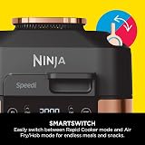 Ninja Speedi 10-in-1 Rapid Cooker Air Fryer 5.7L Copper Black ON400UKCP view 9