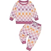 URMAGIC Toddler Baby Girl Clothes Fall Outfits Long Sleeve Sweatshirt Tops Pants Set for Girls 6 9 12 18 24 Months 2T 3T 4T
