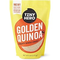 Tiny Hero Golden Quinoa, 5 lb Bag - Non-GMO Verified Canadian Grown Complete Protein Whole Grain Gluten Free Kosher…