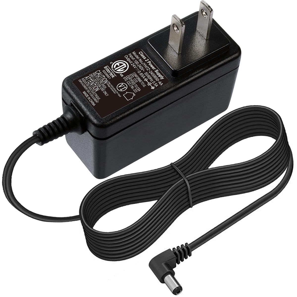Photo 1 of 24V Wall Adapter, 120V AC to DC 24Volt Class 2 Power Supply Replacement for 120ml 150ml 300ml 500ml Essential Oil Diffuser Aromatherapy Humidifier, ETL-Listed Power Cord 6Ft