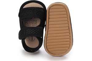 RVROVIC Baby Boys Girls Sandals Premium Infant Summer Outdoor Shoes PU Lightweight Soft Anti-Slip Sole Toddler Prewalker