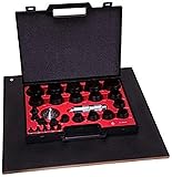 Allpax AX1302 Hollow Punch Kit, 27-Piece, Knurled