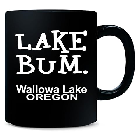 Amazon Com Lake Bum Wallowa Lake Mug Kitchen Dining