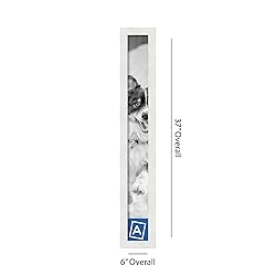 ArtToFrames 4x35 Inch White Picture Frame, This
