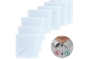 HZCrisp Transparent Collar Stays Set for Men & Women 40 Pcs Anti-Curl Dress Shirt Collar Supports Versatile for All Collar Types Durable & Reusable Ideal for Polo & Dress Shirts