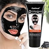 Coolmud Magic Blackhead Remover Mask Activated Charcoal Peel Off Mask New Formulation Remove Blackhead Deeply Facial Mask for Women and Men