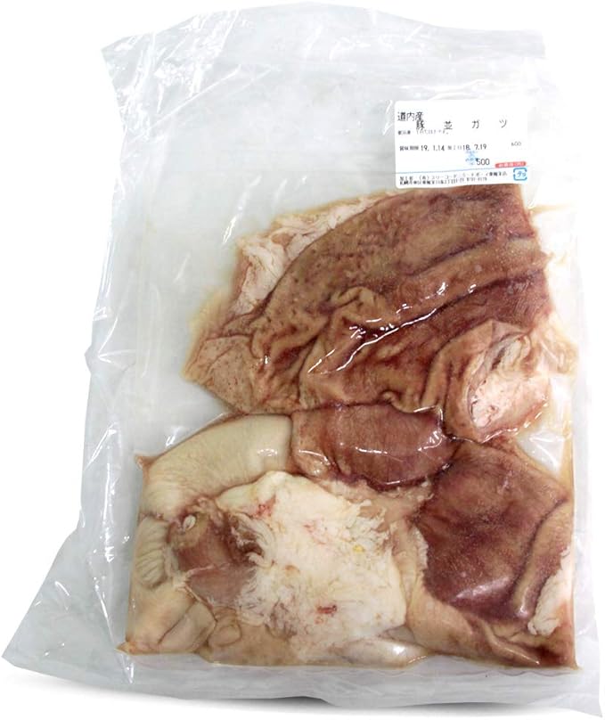 Amazon 国産豚ガツ 1 5kg 500g 3袋 北海道産ぶたガツ ブタがつはコリコリした食感で大人気 モツ煮込み 焼肉 サラダ 一品料理に ブタの胃袋 豚の貴重な部位 肉製品 牛肉 豚肉 ホルモン 豚肉 通販