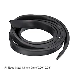 uxcell U Channel Edge Trim, 4.9ft Length Rubber