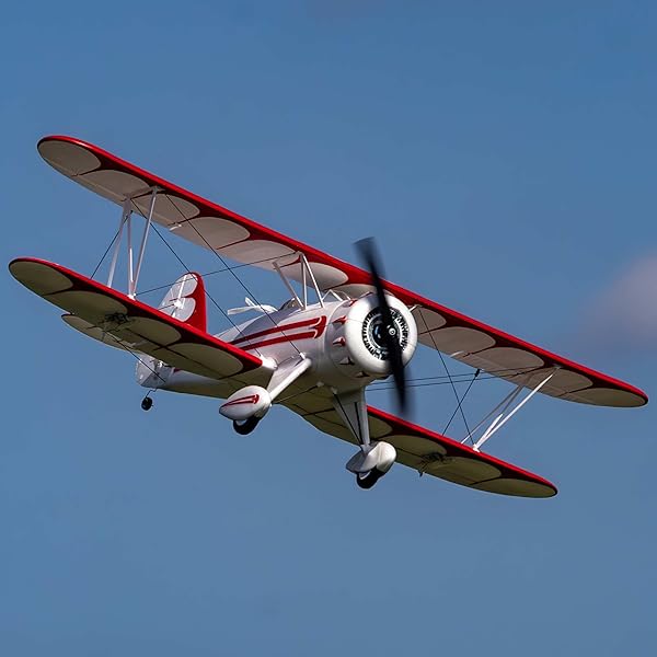 E-FLITE RC AIRPLANE UMX WACO WHITE BNF BASIC TRANSMITTER BATTERY AND CHARGER NOT INCLUDED WITH AS3X & SAFE EFLU53550