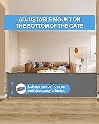 Veraste Retractable Baby Gate for Doorways and