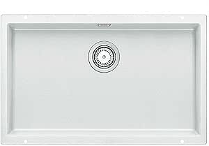 BLANCO SUBLINE 700-U - Fregadero (Blanco, 1 senos, 700 x 400 mm, 19 cm