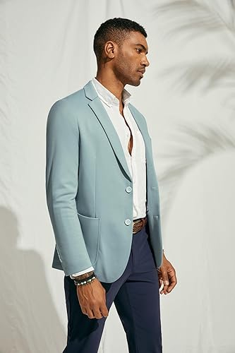 PJ PAUL JONES Suit Jacket for Men Unlined Two Button Blazer Casual