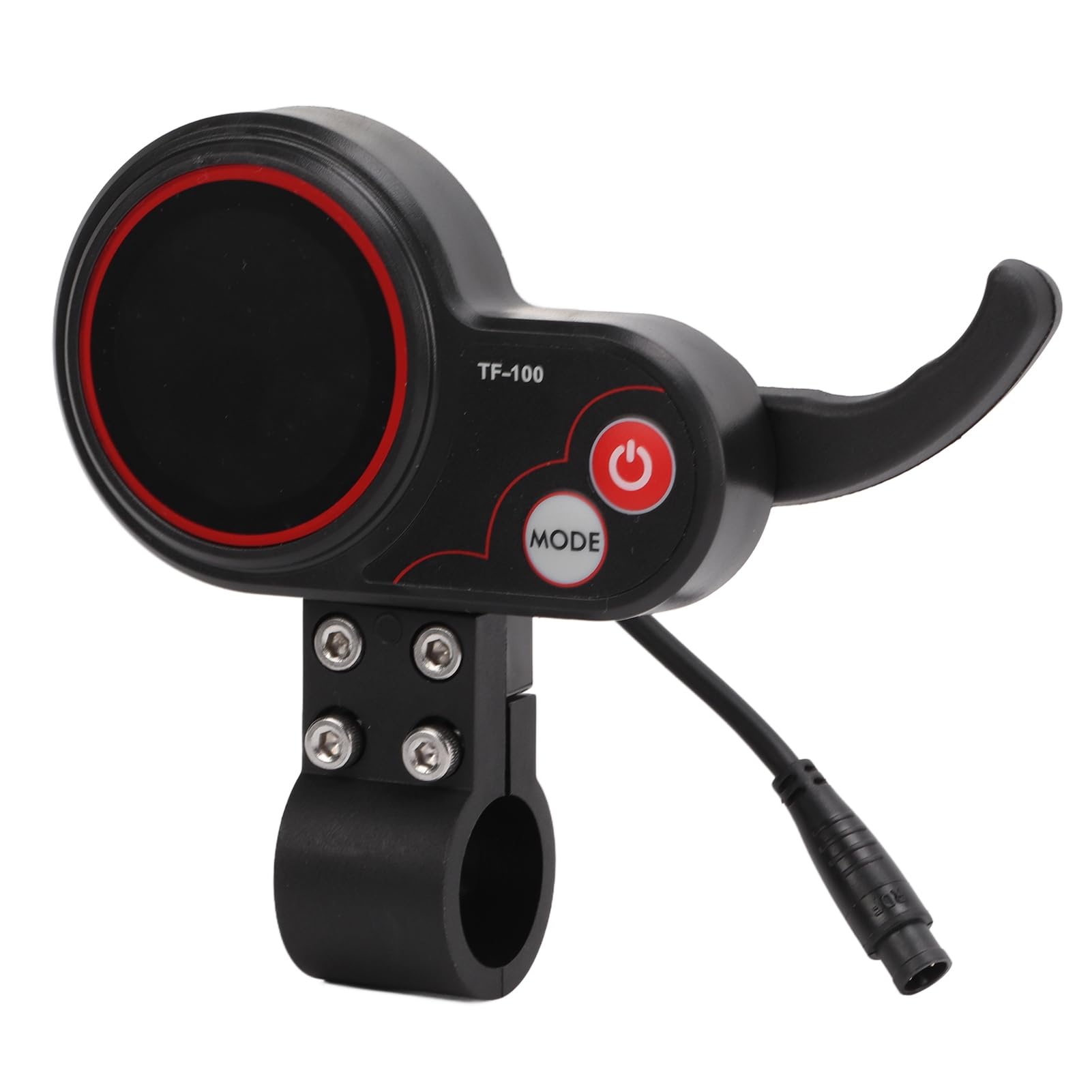 48V TF‑100 Electric Scooter Display, ABS 6 Pin Communication Instrument for KUGOO M4 Electric Scooter Controller