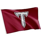 Desert Cactus Troy University TU Flag - 3 x 5 Feet Trojans Banner, Indoor/Outdoor Durable Fabric, 100% Polyester Design (Style 2)