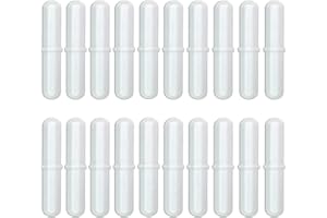 CHSZCHC 20 Pcs 30mm(1.18 inch) PTFE Magnetic Stirrer Mixer Stir Bar,White Color,Laboratory Bar,Stir Plate Bar,Stir Bars
