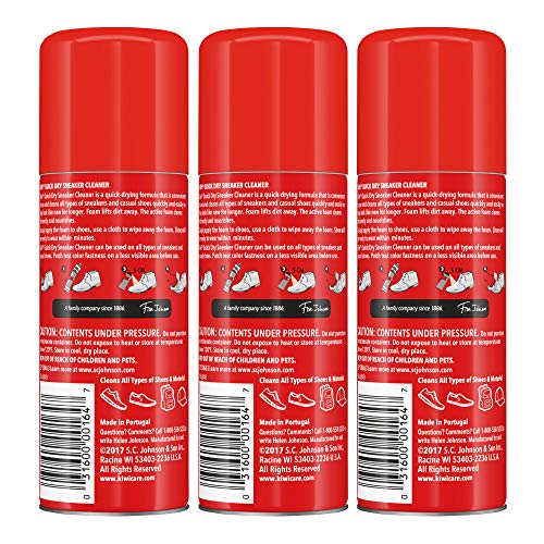 KIWI Quick Dry Shoe Cleaner Use for Dirt on Sneakers, Tennis Shoes