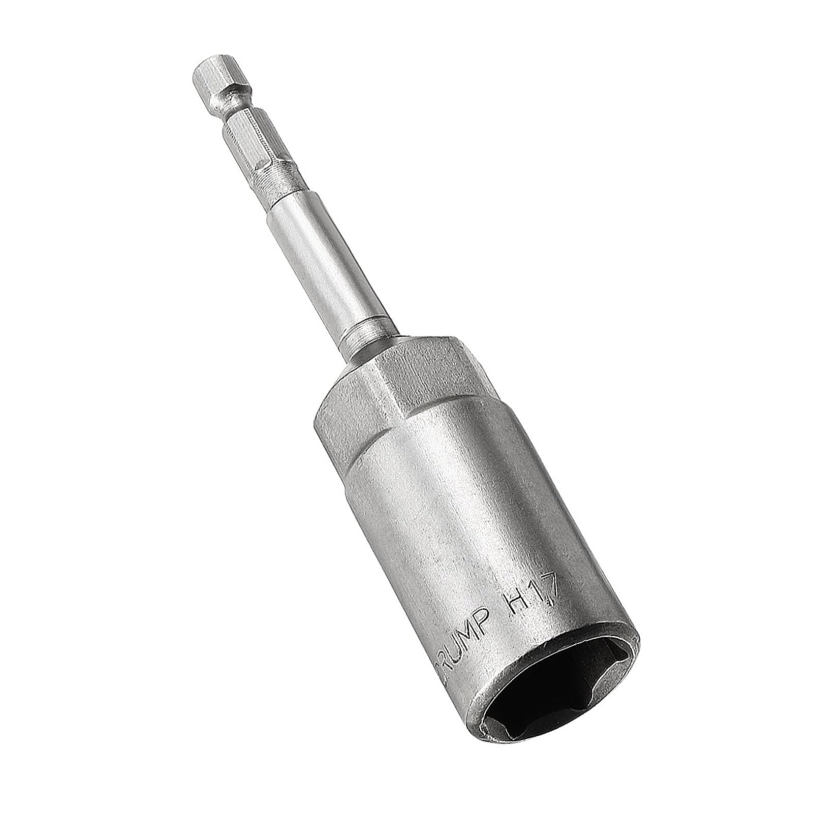 TOP-VIGOR 17mm Nut Setter Driver Drill Bit Set, 1/4 inch Hex Shank Quick Change, 100mm Length Metric Nut Driver Set for Woodworking, Auto Repairing, Machine Maintenance, Furnitures