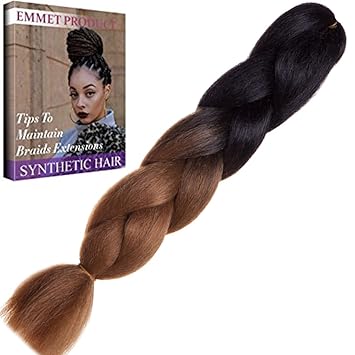 Ombre Color 11 Emmet Jombo Braiding Synthetic Hair 100g Pc 24