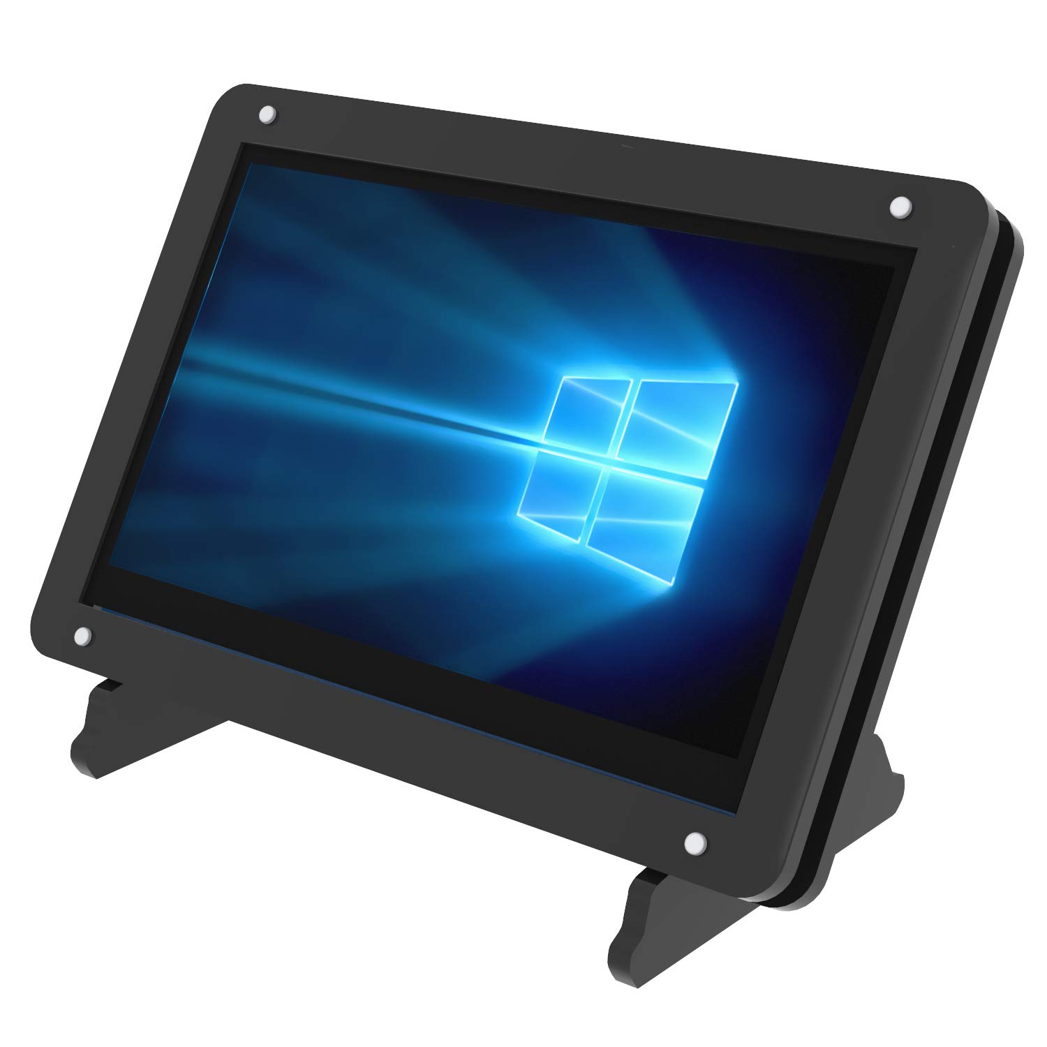 CUQI 5 Inch Capacitive Touch Screen for Raspberry Pi 4-800x480 Pixels HD HDMI Portable TouchScreen Display with Acrylic Stand (Support Pi 4 & Pi 3 B+, Windows)