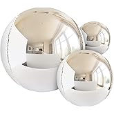 14pcs Silver Foil Balloons Mylar Metallic 22in 15in 10in Different Sizes Large Chrome 360 Degree 4d Round Helium Silver Balloons Party Decorations