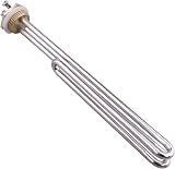 AIICIOO 1 Inch BSP FoldBack Heater 220V 3000W Brass Flange Silicone Ring view 7