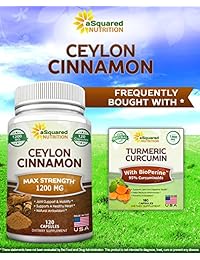 Cánnamon de ceilón natural puro de 1200 mg – 120 cápsulas, canela de verdad procedente...