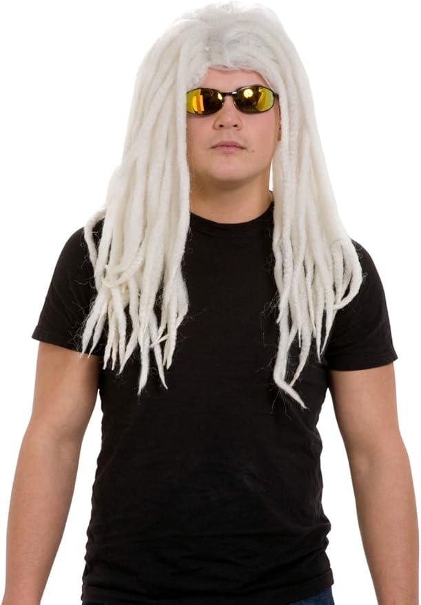 Albino Rasta Wig Adult Halloween Costume Accessory Amazon.co.uk Toys