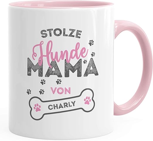 personalised dog mum mug