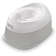 Ingenuity Ready Set Go Potty, Removable Bowl, Non-Skid Bottom, Wide Stable Base, Age 18 Months & Up, White & Grey