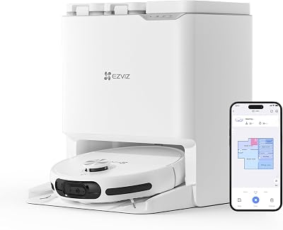 EZVIZ RS20 Pro Robot Vacuum All-in-One Station 7200Pa Pet Safe AI Obstacle