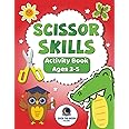 Scissor Skills Activity Book for 3-5 Year Olds: Workbook for Preschool Kids to Boost Fine Motor Skills with Basic Cutting Practice, Coloring and Creative Cut-and-Paste
