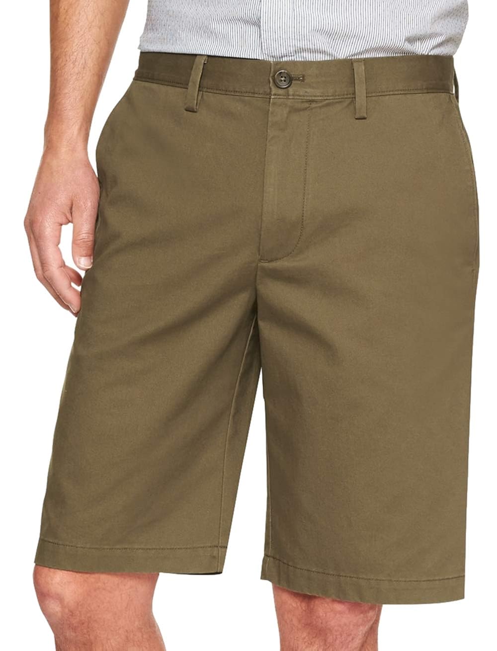 Buy Banana Republic Mens Straight Fit Emerson Short, Olive Green (33