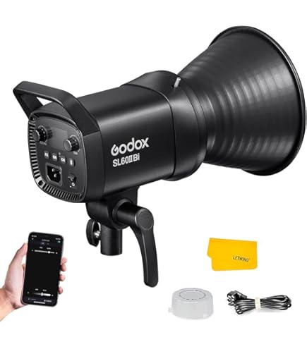 Amazon.com: Godox LED1000Bi II Bi-Color LED 2-Light Kit with