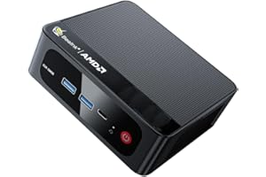 Beelink SER5 Mini Desktop PC with AMD Ryzen 5 5500U 6C/12T, 16GB DDR4 500G NVMe M.2 SSD, Dual Display Output, WiFi 6, BT 5.2 