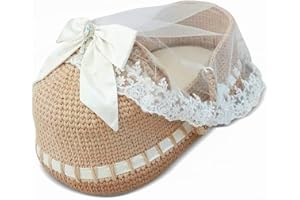 MYBASSINET Charming & Practical Moses Basket with Tulle: Perfect Baby Shower Gift & Nursery Decor (Only Basket)