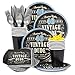Costume SuperCenter Vintage Dude 40th Birthday Party Standard Tableware Kit Serves 8