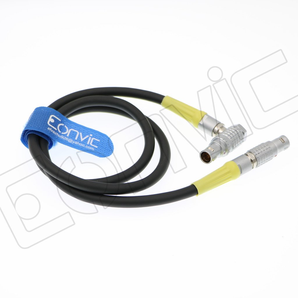 Eonvic Right angle1B 7 pin Male to Straight Preston 7 pin Male FIZ MDR Bartech Digltal Motor Cable