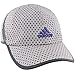 adidas Women's Adizero II Cap, White/Onix/Purple Crushed Dots Print, One Size